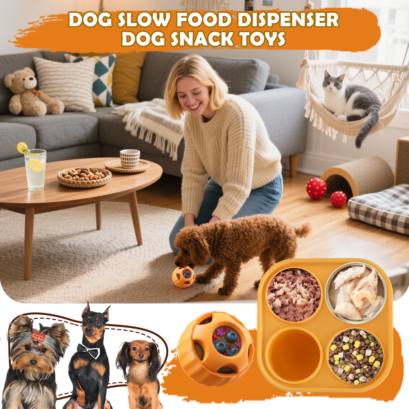 Dog Puzzle Feeder Toy - Treat Dispensing Dog Toys Dog Toys