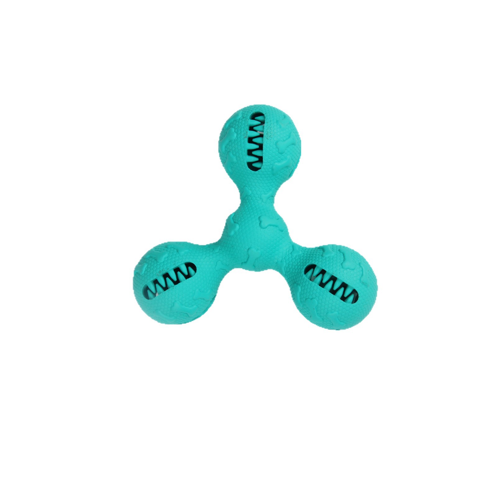 Rubber Treat Dispensing Dog Toy - Rubber Treat Dispensing Pet Interactive Educational