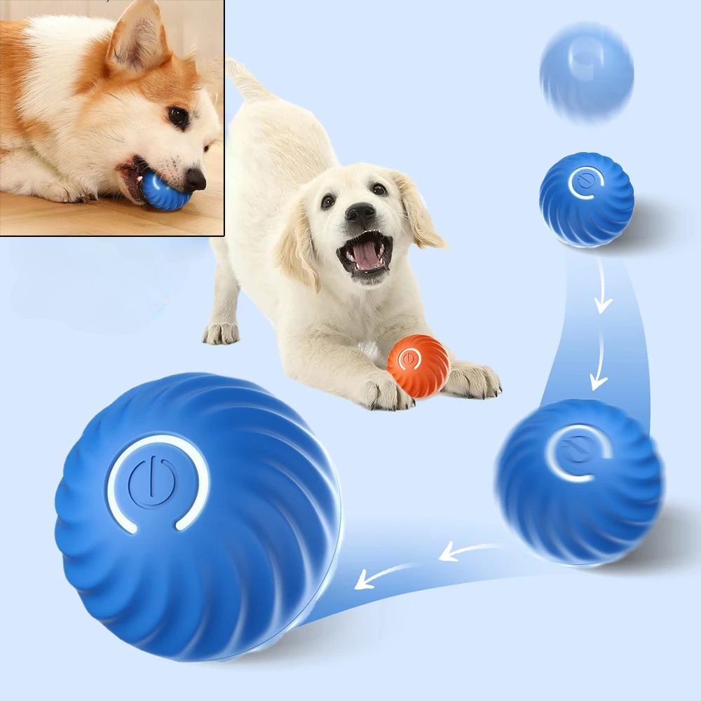 Indestructible Dog Chew Toy - Dog Toy Ball Automatic Moving Bouncing
