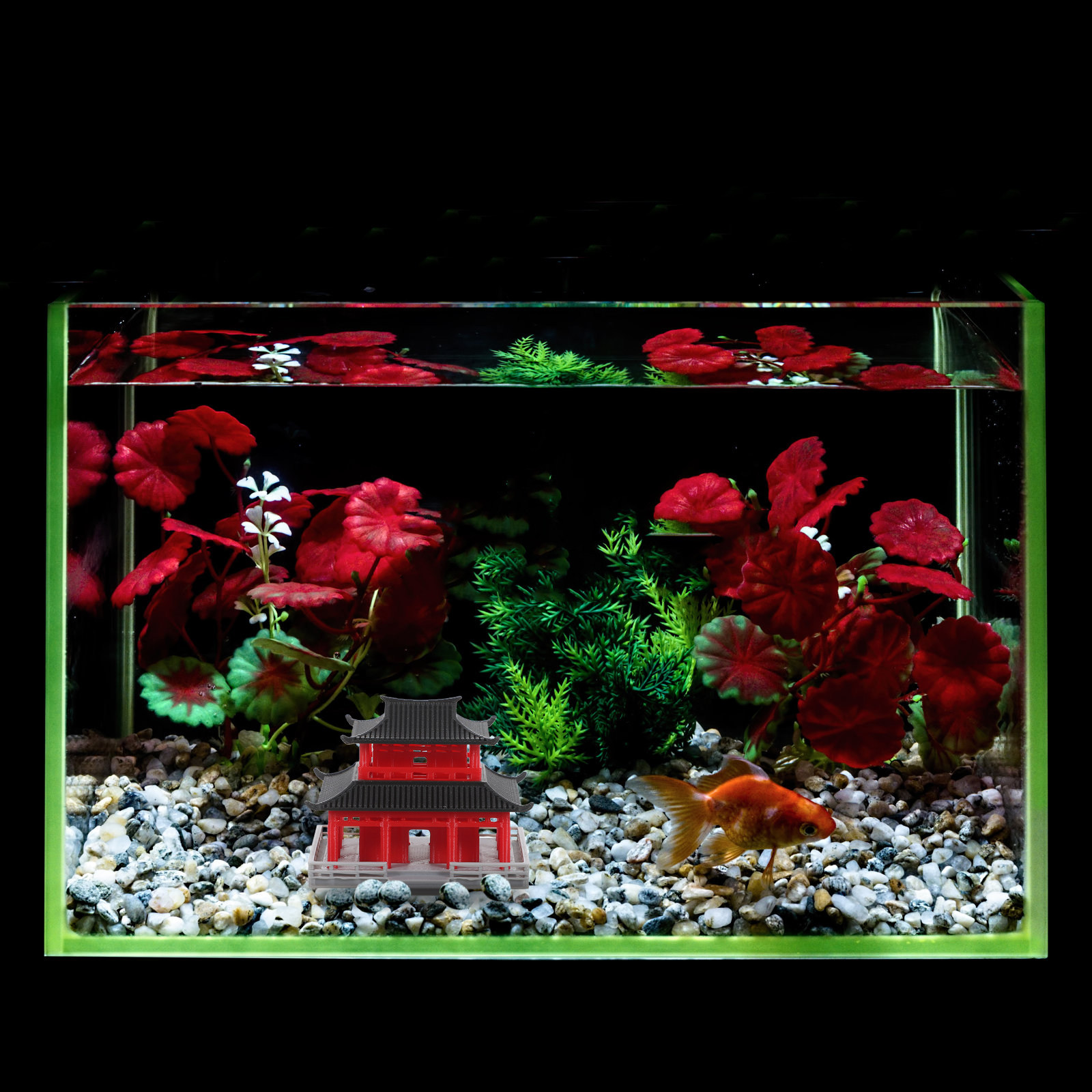 Mini Pavilion Pagoda Chinese A - Aquarium 评论和价格