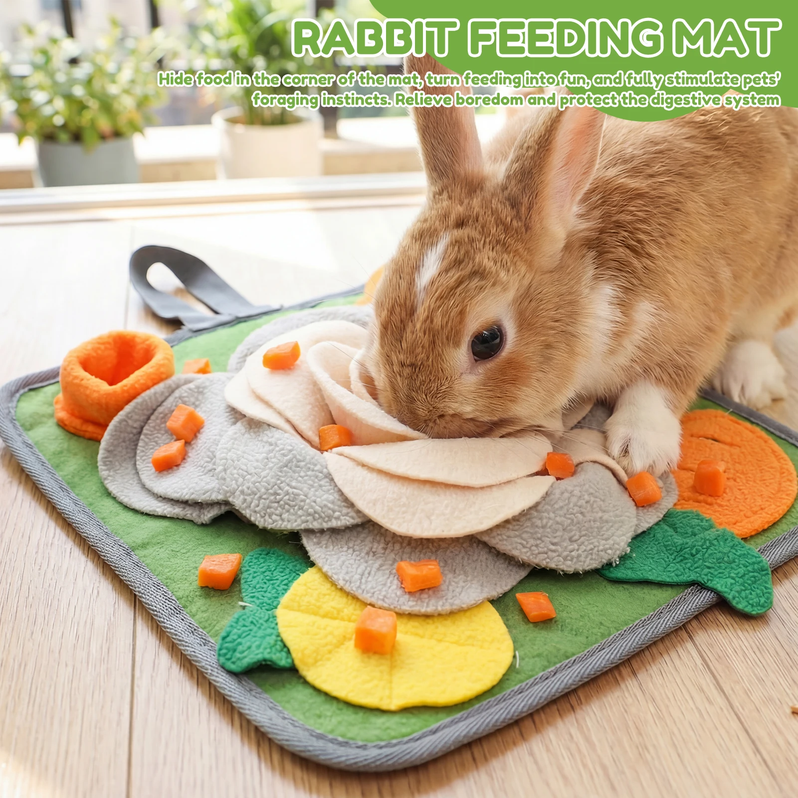 Small Pet Snuffle Mat Rabbit F - Snuffle Mat For Dogs 评论和价格