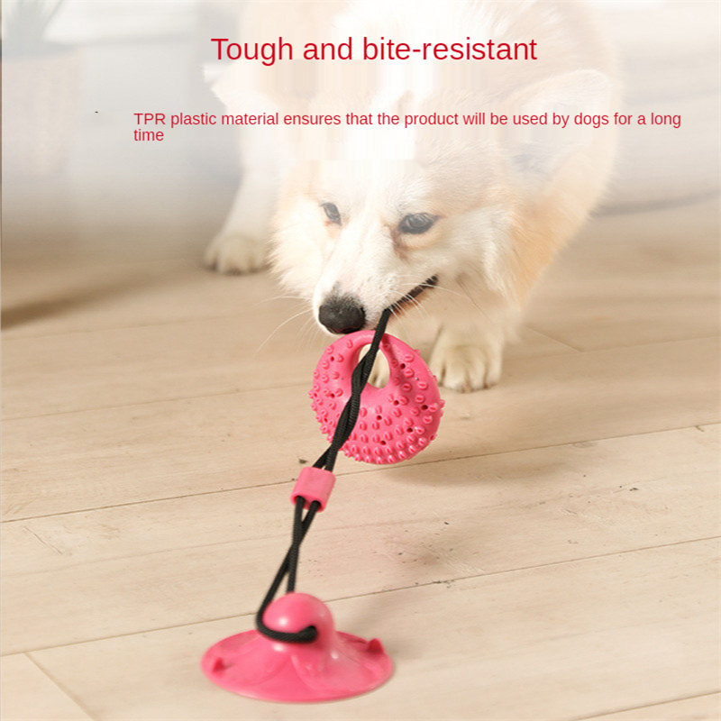 Dog Toys Silicon Suction Cup T - Suction Cup Dog Tug Toy 评论和价格