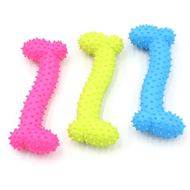 Durable Pet TPR Solid Rubber B - Teeth Cleaning Dog Chew Bone 评论和价格