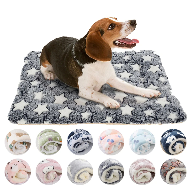 Flannel Pet Sleeping Mat Dog B - Pet Beds 评论和价格
