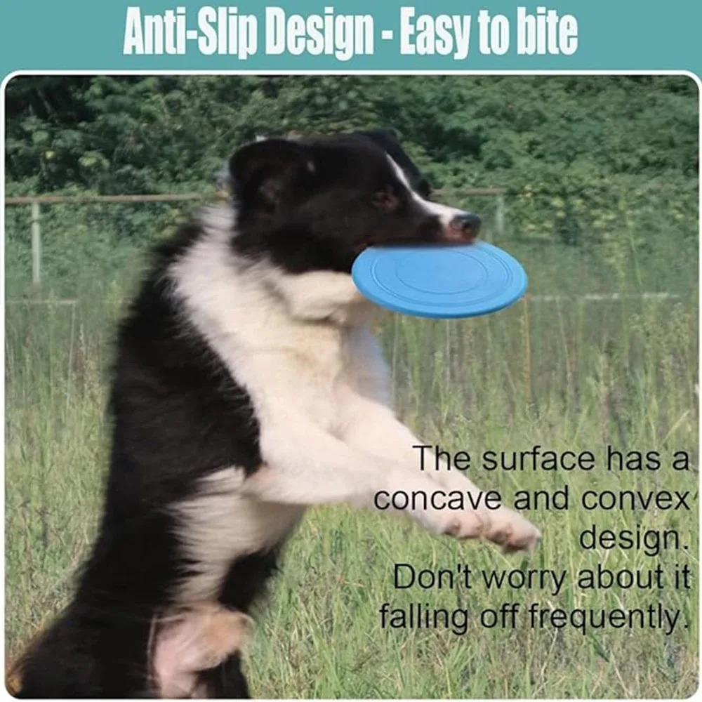 Silicone Flying Saucer Funny D - Flying Disc Dog Training Toy 评论和价格